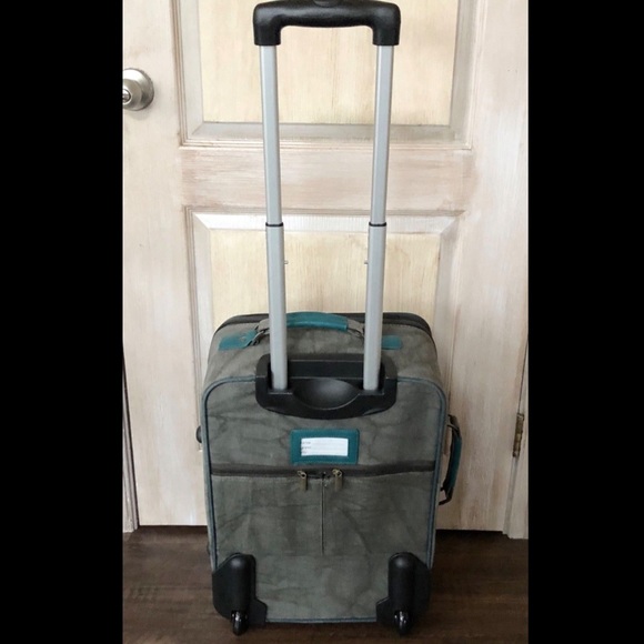 Free People Wash Canvas Roller Carry On Suitcase - Picture 7 of 7